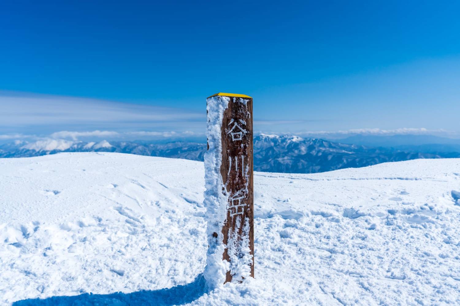 厳冬期谷川岳のトマノ耳の画像