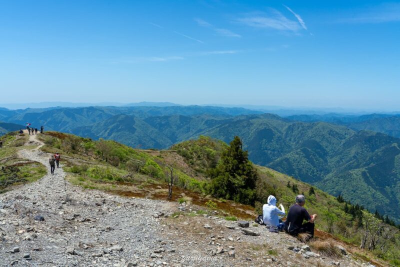 武奈ヶ岳山頂からの景色の画像4