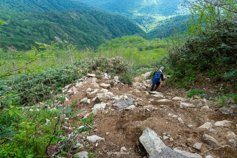 高妻山の核心部の画像