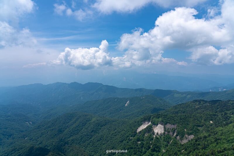 高妻山山頂からの眺望の画像