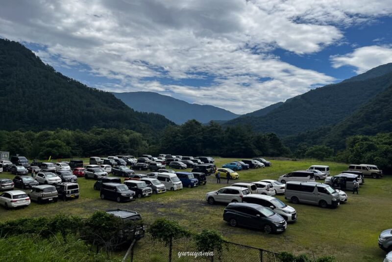 畑薙第一ダム臨時駐車場