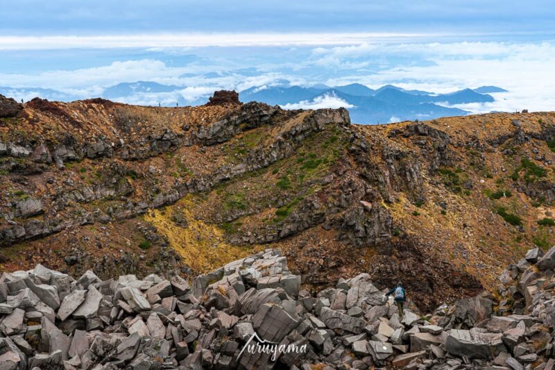 鳥海山山頂から七高山方面の画像2