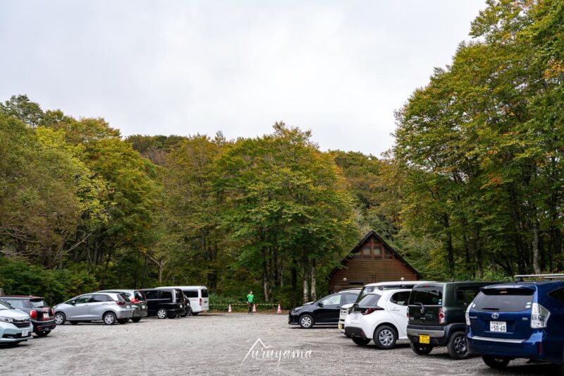 磐梯山登山口、八方台駐車場の画像