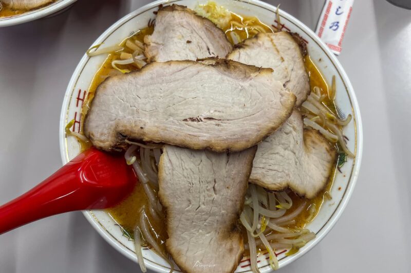 旭岳登山後は旭川にて味噌ラーメン