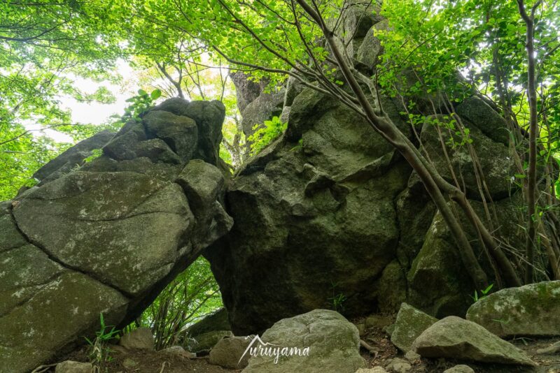 筑波山の巨岩