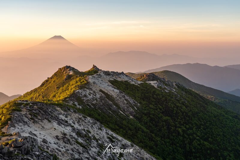 鳳凰三山登山の画像