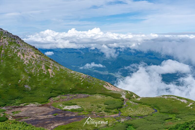 四の池と木曽方面の画像