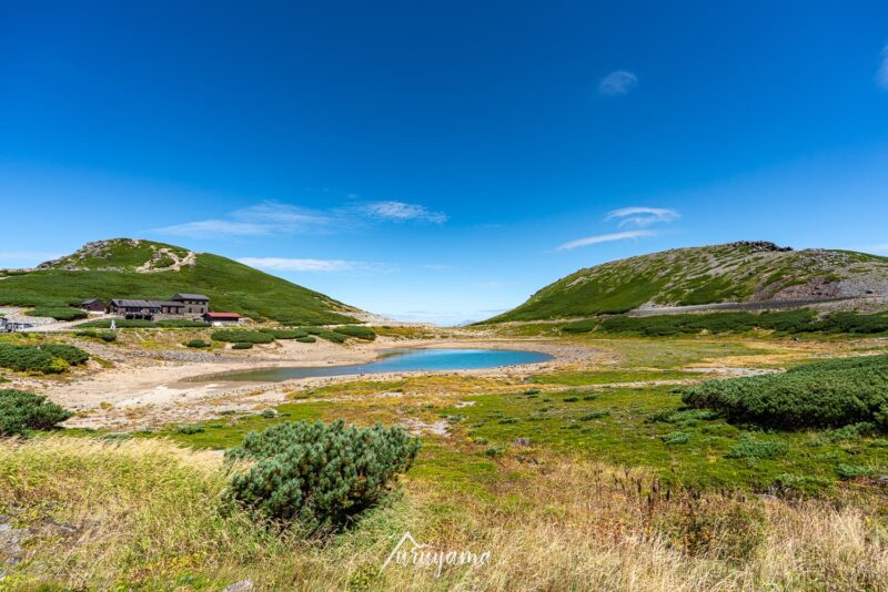 乗鞍岳登山。畳平と鶴ヶ池の画像