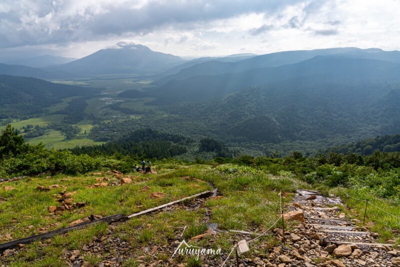 尾瀬ヶ原と燧ヶ岳の展望