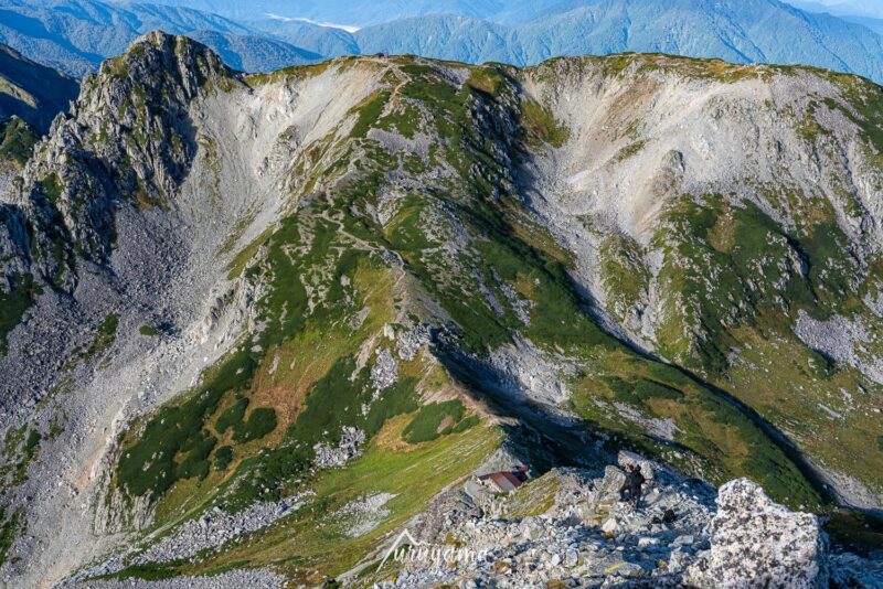 雄山から見る浄土山の画像