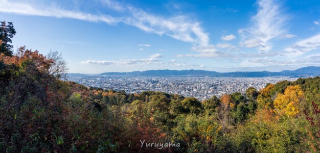 京都一周トレイルからの眺望